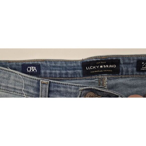 Lucky Brand Light Wash Denim Jeans 4/27 Athletic Fit Orta Premium - Picture 2 of 5